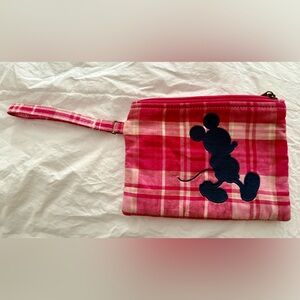 Disney Wristlet with Mickey Mouse Silhouette